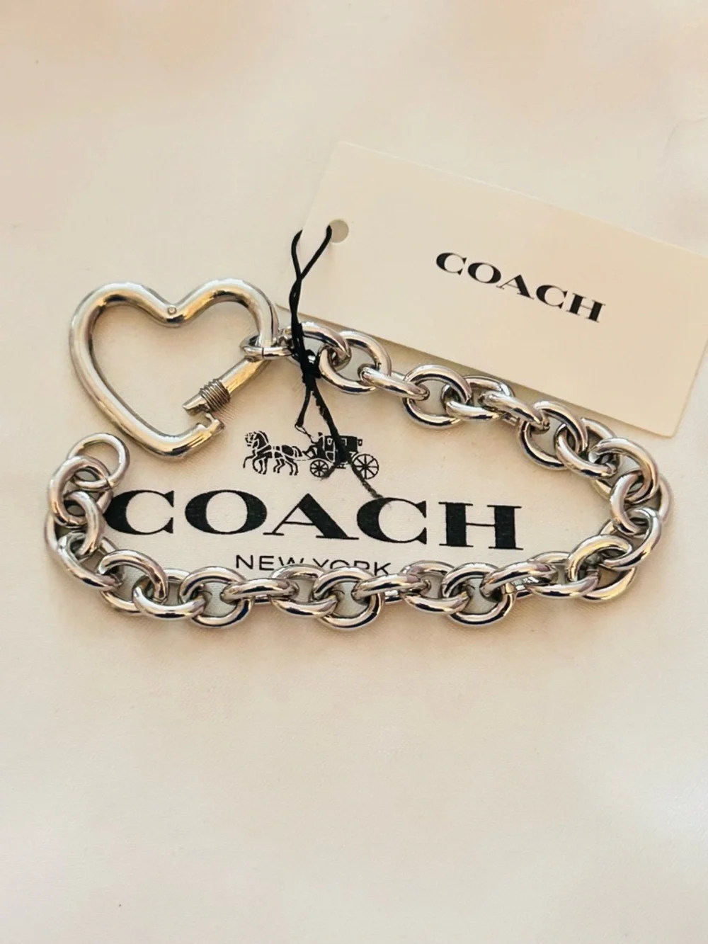 Coach Heart Charm Bracelet - Picture 11 of 14